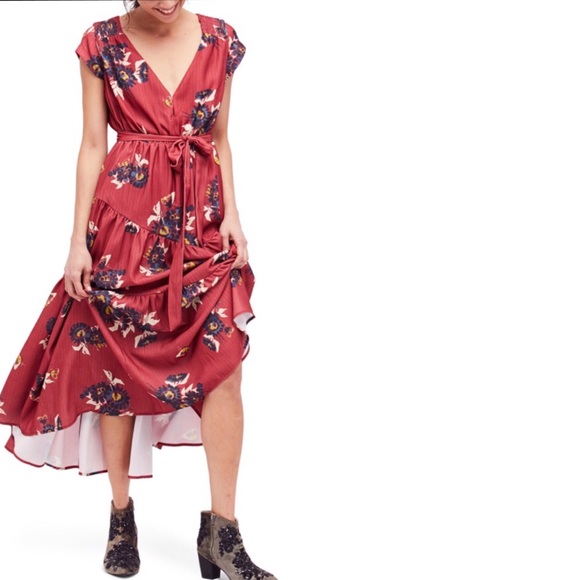 New FREE PEOPLE Floral Printed Maxi Dress NWT - Picture 2 of 8